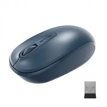 Incase Microsoft ratón inalámbrico móvil 1850 - ratón óptico ambidiestro, 2,4 GHz, 3 botones, negro