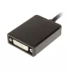 InLine cable adaptador DisplayPort, DisplayPort macho a DVI-D 24+5 hembra, negro, 0,2m