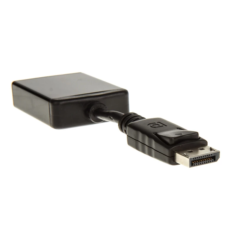 InLine cable adaptador DisplayPort, DisplayPort macho a DVI-D 24+5 hembra, negro, 0,2m