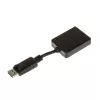 InLine cable adaptador DisplayPort, DisplayPort macho a DVI-D 24+5 hembra, negro, 0,2m