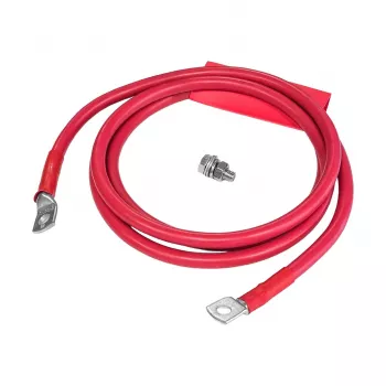 INNE Cable de extensión de conexión de batería PA35/8/2R rojo 35mm² 0,5m terminales de anillo M8