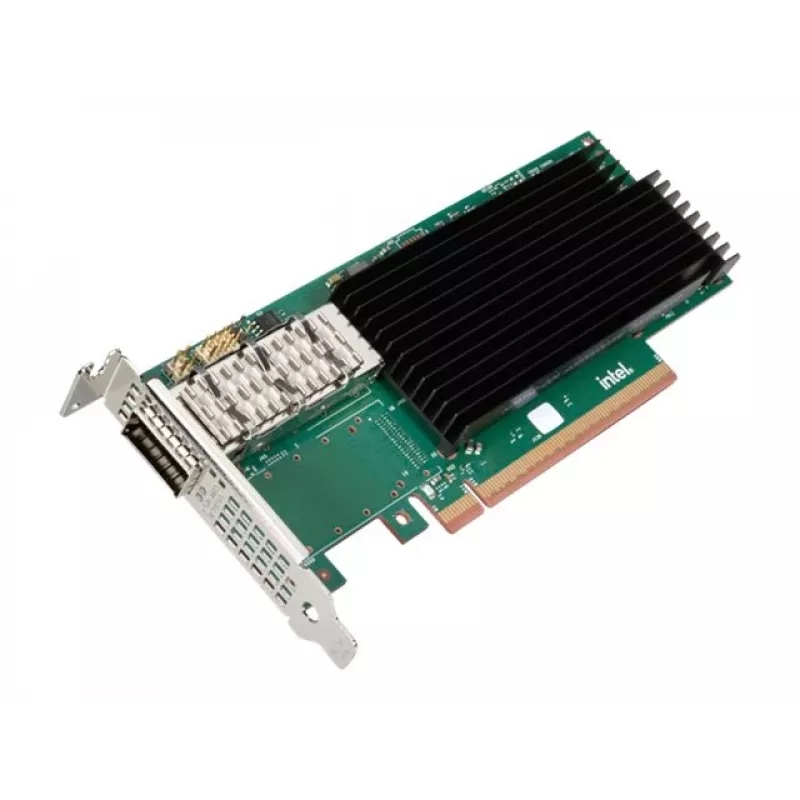 Intel Adaptador de red Ethernet E835-CCQDA1 - Adaptador de red - PCIe 4.0 x16 / PCIe 5.0 x8 - 200 Gigabit QSFP28 x 1 - Paquete individual