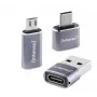 Intenso Adaptador multipuerto USB-C 3 en 1, USB-C a USB-A, USB-C, Micro USB, 480 Mbit/s, 60W PD, negro