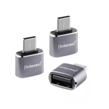 Intenso A480C Adaptador USB-A a USB-C, USB 3.0, negro