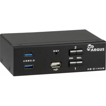 Inter-Tech IPC Conmutador KVM AC-21HUS HDMI, 4K@60Hz