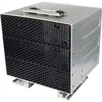 Inter-Tech IPC Soporte de montaje ER-47045-2 - de 3,5 pulgadas a doble SSD/HDD de 2,5 pulgadas, Negro