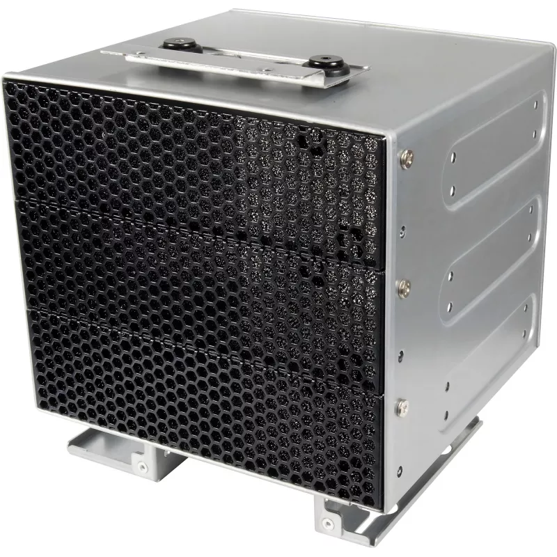 Inter-Tech IPC Soporte de montaje ER-47045-2 - de 3,5 pulgadas a doble SSD/HDD de 2,5 pulgadas, Negro
