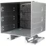 Inter-Tech IPC Soporte de montaje ER-47045-2 - de 3,5 pulgadas a doble SSD/HDD de 2,5 pulgadas, Negro