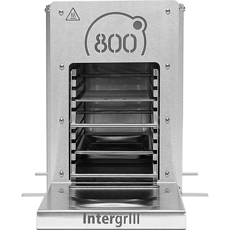 INTERGRILL 800° Parrilla eléctrica de filetes con calor superior 2880 W IG-800-017
