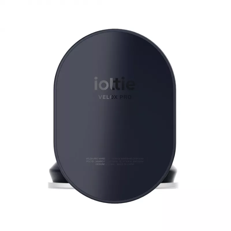 Soporte de carga inalámbrica magnético para coche iOttie Velox Pro Active para iPhone MagSafe, negro con detalles dorados