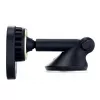 Soporte de carga inalámbrica magnético para coche iOttie Velox Pro Active para iPhone MagSafe, negro con detalles dorados