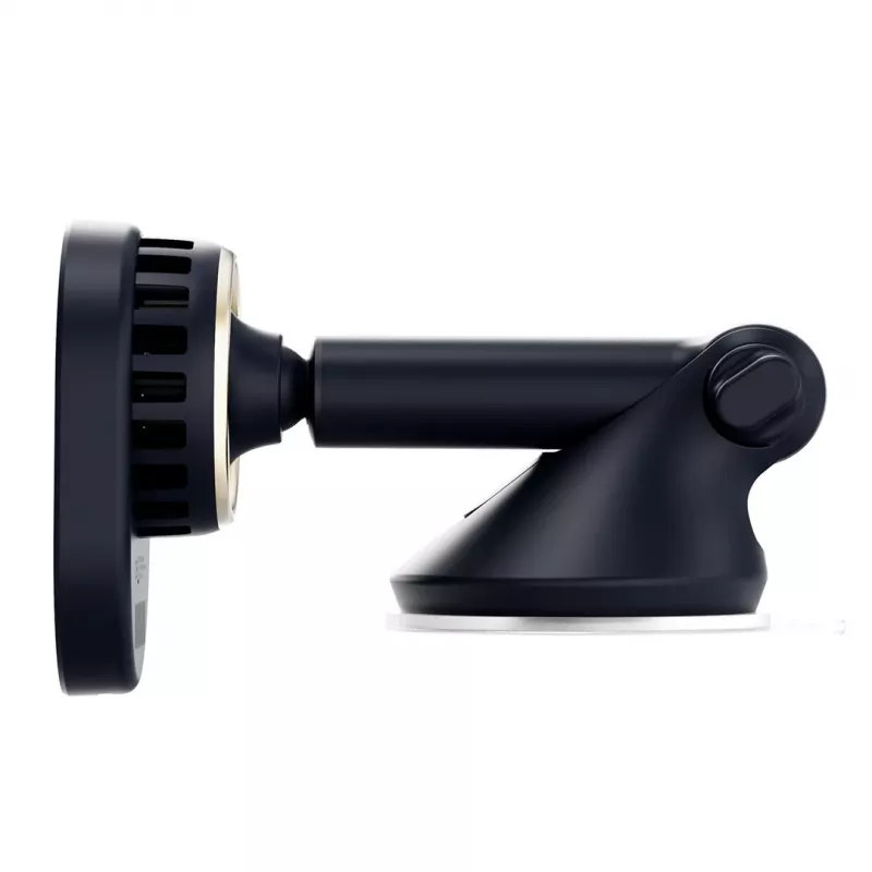 Soporte de carga inalámbrica magnético para coche iOttie Velox Pro Active para iPhone MagSafe, negro con detalles dorados