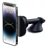 Soporte de carga inalámbrica magnético para coche iOttie Velox Pro Active para iPhone MagSafe, negro con detalles dorados