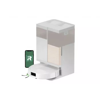 Robot aspirador iRobot Roomba Combo 575 blanco con función de fregado y base de autolavado