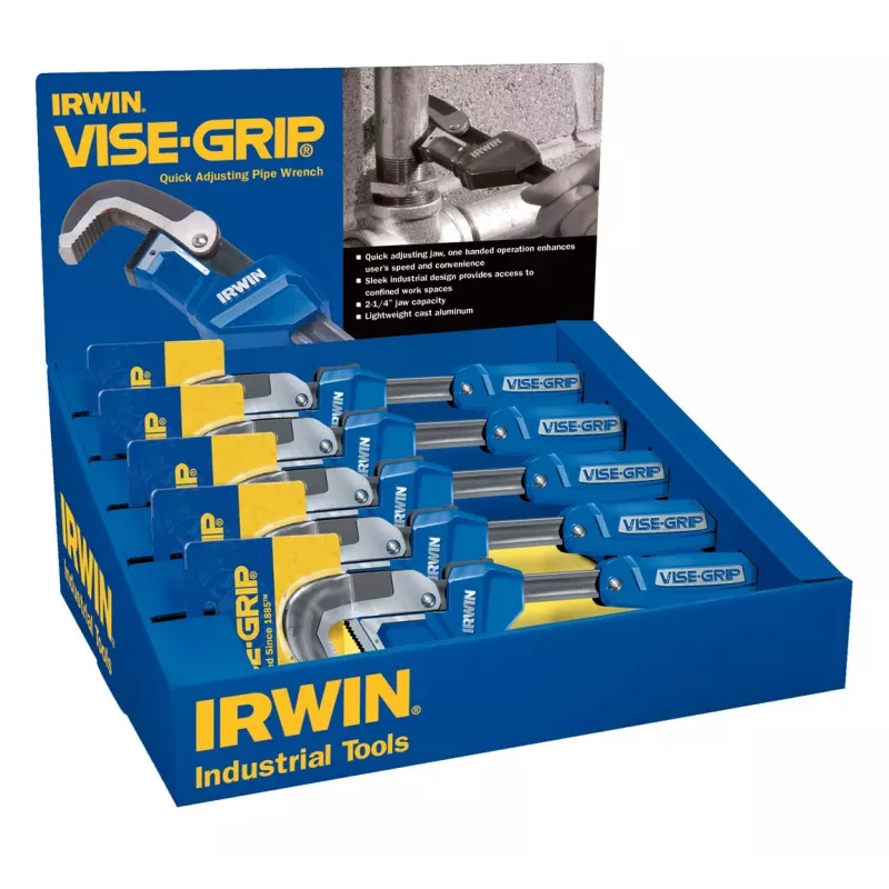 IRWIN 10503642 Llave ajustable 250mm acero cromo-vanadio con fosfatado, apertura de boca 34mm, DIN 3117