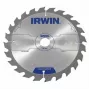 IRWIN Construction Series hoja de sierra circular 250mm x 30mm agujero, 60 dientes TCT, ATB, corte de madera