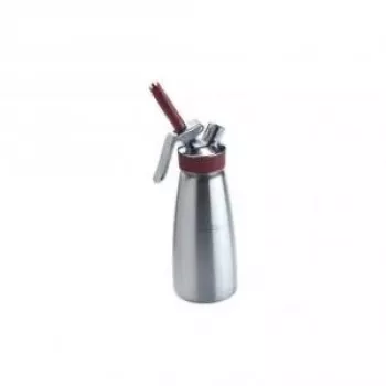 iSi Gourmet Whip Plus 0,5 L sifón de nata de acero inoxidable con 3 boquillas (1703)