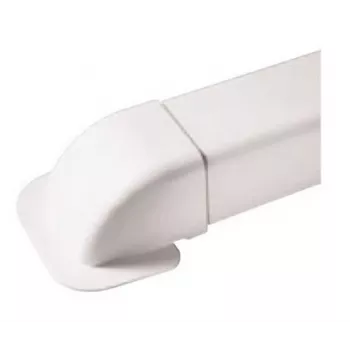 IVENSIS IPWE80 Placa embellecedora blanca de pared – Tapa para cajas empotradas, plástico ABS, 80x80x10mm