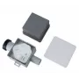 IVENSIS ISN32 trampa de condensados empotrada 100x100 - ABS blanco, desagüe de 32 mm, cierre antiolores