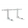 Ivensis IWL550 Soporte de pared plegable para estante con riel de montaje, 550 mm, blanco, acero con recubrimiento en polvo