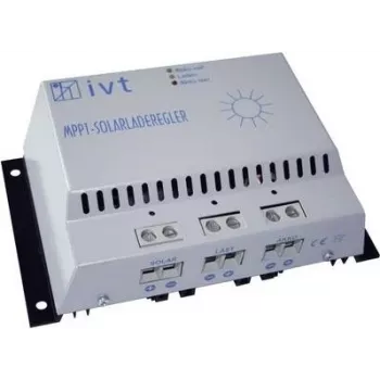 IVT regulador de carga solar MPPT 30 A, 12/24 V, LCD, RS485 18319
