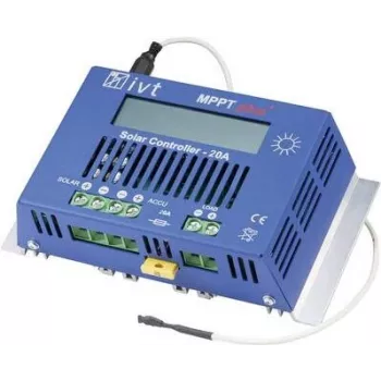 IVT regulador de carga solar 12V/24V 20A MPPTplus 20A con pantalla LCD 200036