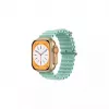 iWear S1 Correa Grooved Silicona Suave 20mm para Apple Watch 49mm / 45mm / 44mm / 42mm Verde Claro