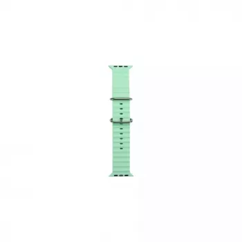 iWear S1 Correa Grooved Silicona Suave 20mm para Apple Watch 49mm / 45mm / 44mm / 42mm Verde Claro