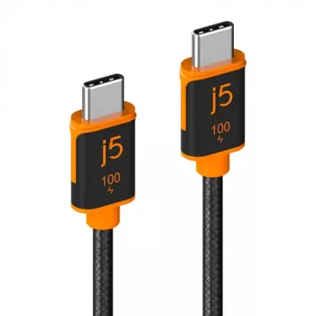 J5CREATE Cable de carga y sincronización USB-C 100W (1,8 m / 5,9 ft.)