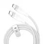 J5CREATE Cable de carga rápida Ultra Soft de doble trenzado USB-C 60W - Space Grey, 1,2m