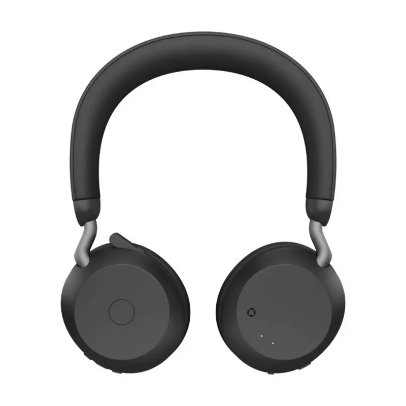 Jabra Evolve2 75 auriculares Bluetooth inalámbricos con cancelación activa de ruido, certificados para Microsoft Teams, negro