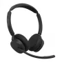 Jabra Evolve3 45 UC Stereo auriculares con micrófono, Link 390c, base de carga, negro