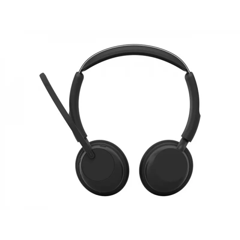 Jabra Evolve3 45 UC Stereo auriculares con micrófono, Link 390c, base de carga, negro