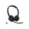 Jabra Evolve3 45 UC Stereo auriculares con micrófono, Link 390c, base de carga, negro
