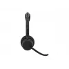 Jabra Evolve3 45 MS Stereo auriculares con micrófono, Link 390c, base de carga, negro