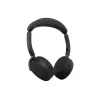 Jabra Evolve3 65 Flex auriculares con adaptador USB Link 390a, certificados para Microsoft Teams, Bluetooth inalámbricos, ANC híbrida, negro