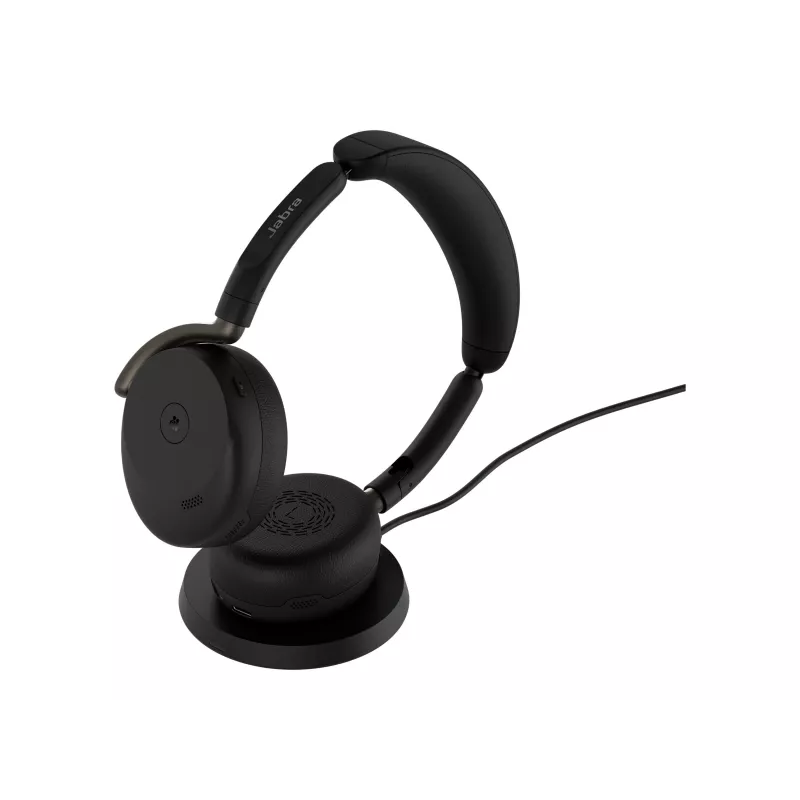 Jabra Evolve3 65 Flex Link 390a MS auriculares con base de carga inalámbrica