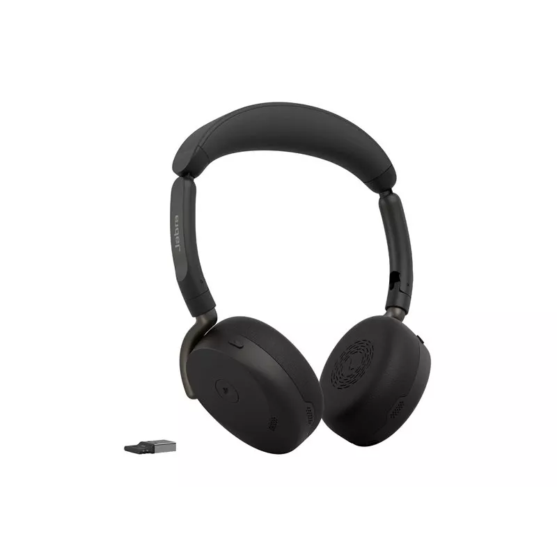 Jabra Evolve3 65 Flex Link 390a MS auriculares con base de carga inalámbrica