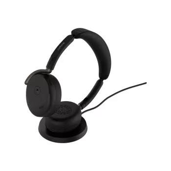 Jabra Evolve3 65 Flex Link 390c MS auriculares con base de carga inalámbrica