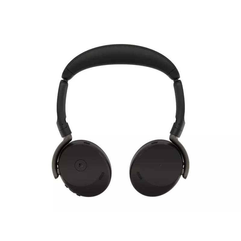 Jabra Evolve3 65 Flex MS auricular on-ear inalámbrico Bluetooth con adaptador Link 390c, negro