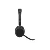 Jabra Evolve3 65 UC Stereo auriculares con micrófono, Link 390c, negro