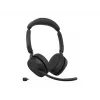 Jabra Evolve3 65 UC Stereo auriculares con micrófono, Link 390c, negro