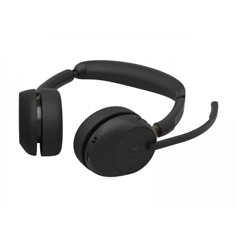 Jabra Evolve3 65 auriculares estéreo inalámbricos con Link 390c y base de carga – certificados para Microsoft Teams