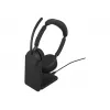 Jabra Evolve3 65 auriculares estéreo inalámbricos con Link 390c y base de carga – certificados para Microsoft Teams