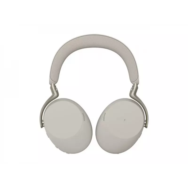 Jabra Evolve3 85 UC auricular inalámbrico over-ear con cancelación activa de ruido y adaptador Link 390C, Warm Grey