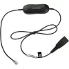 Cable para auriculares Jabra GN1200 Smart Cord de QD a RJ10, 0,8 m, recto, negro (88001-99)