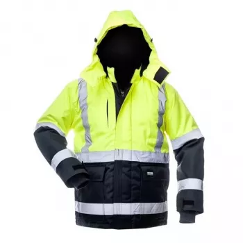 CHAQUETA CANVAS HI-VIS WJ-8946 YEL/BLU 3XL