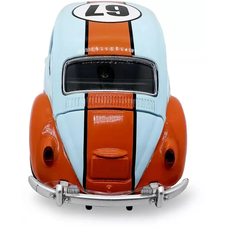 JAMARA 402600 Volkswagen Beetle 1967 1:28 coche a escala, azul claro, 3+ años
