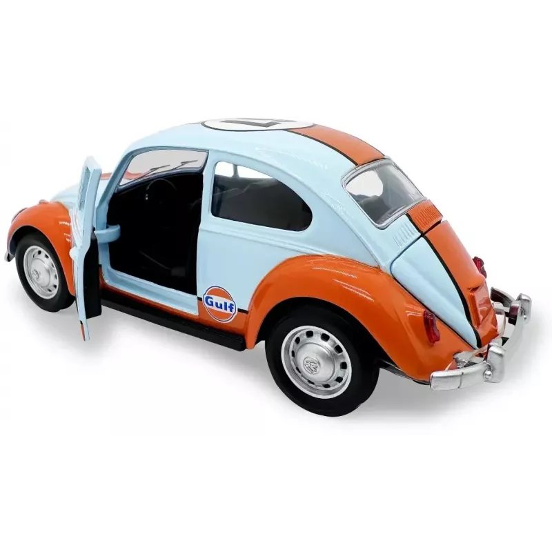 JAMARA 402600 Volkswagen Beetle 1967 1:28 coche a escala, azul claro, 3+ años