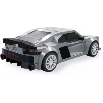 Jamara CaDA Audi R8 Coupé escala 1:24 set de bloques de construcción – 272 piezas, gris, a partir de 8 años